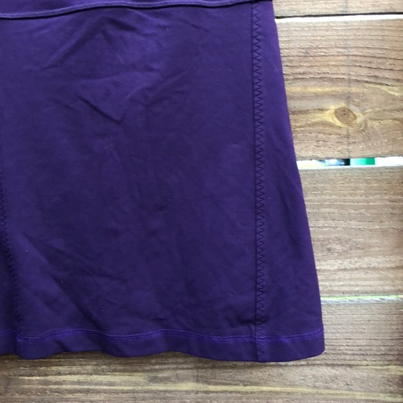 Lululemon Purple Tank top w/ Sateen Crisscross - Picture 3 of 5